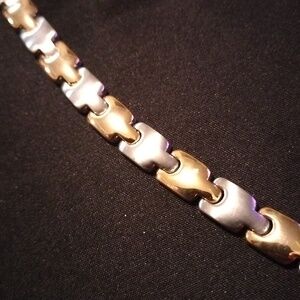 Silver and gold bracelet NWOT